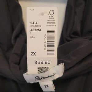 Reitmans Gray Dress 2X